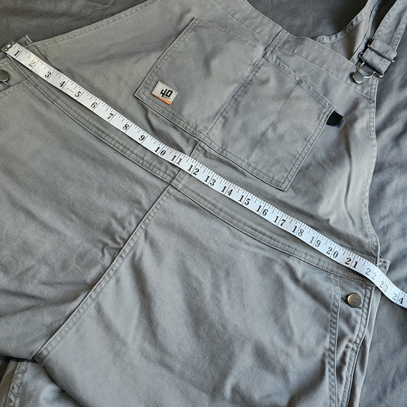 Duluth Trading Co 2XL 40 Grit Women's Gray Overalls - Picture 6 of 9